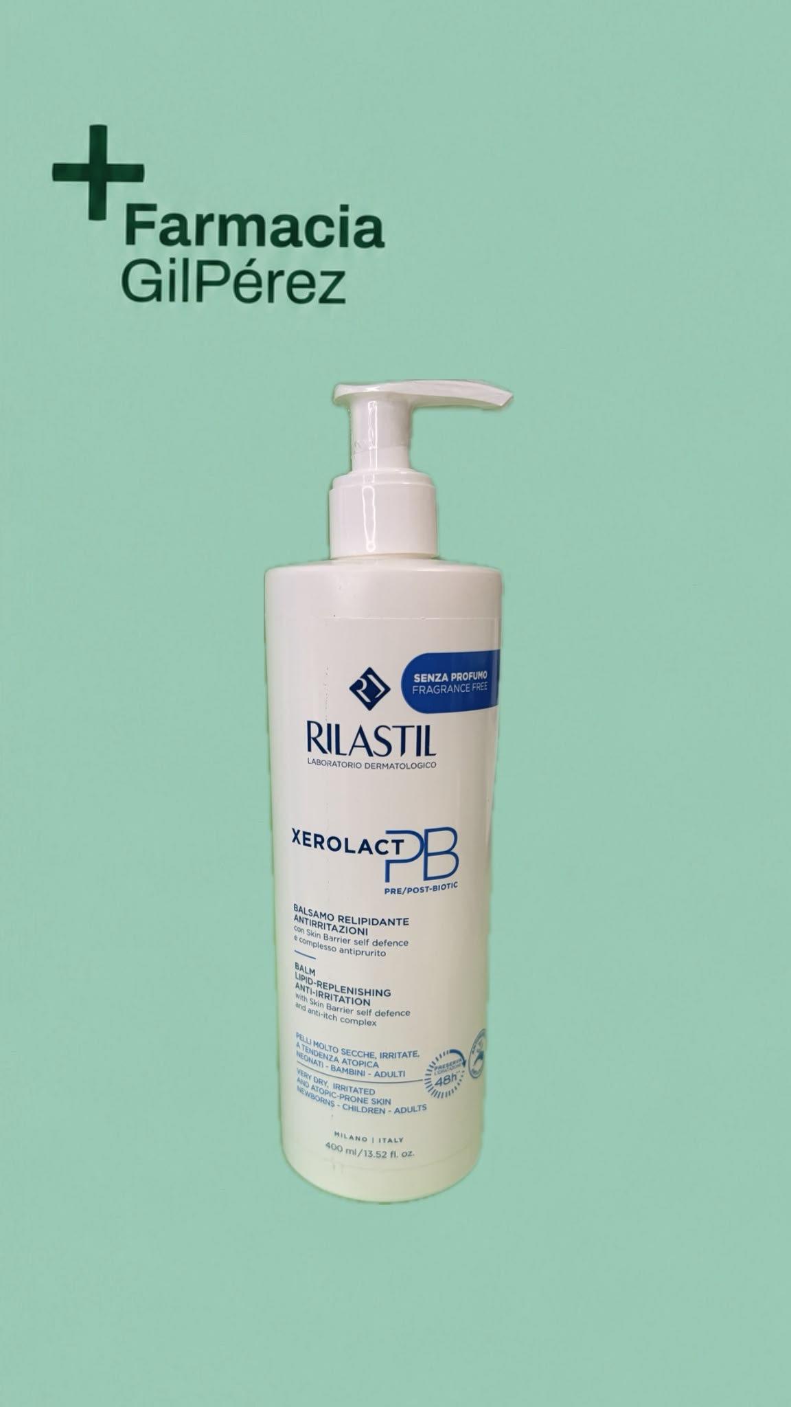 Rilastil Xerolact Pb Bals.400ml