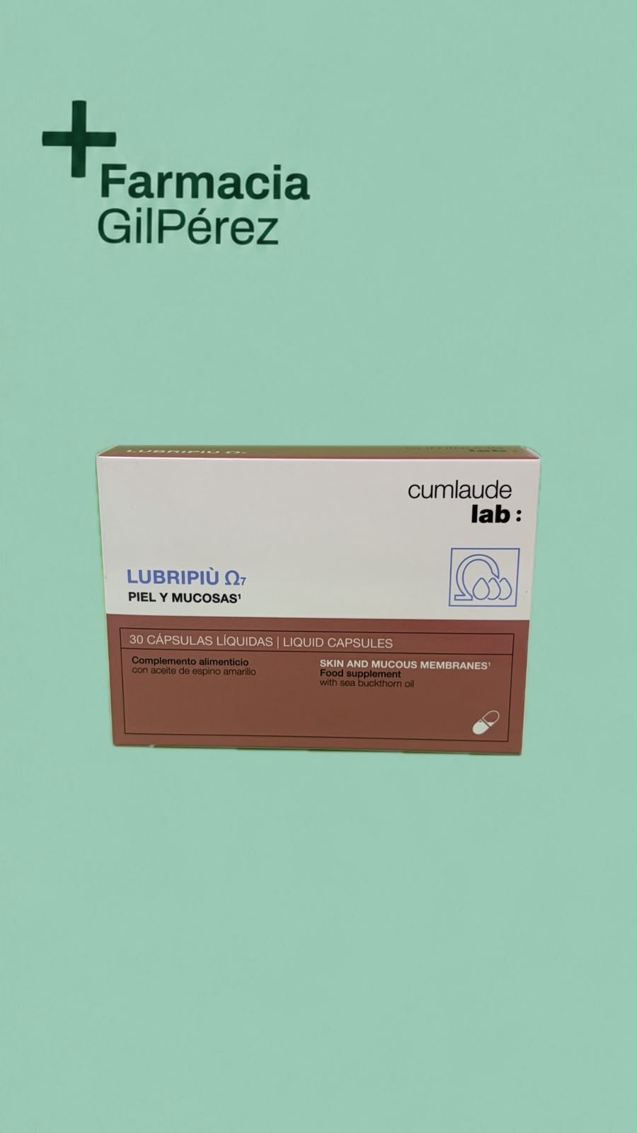 Cumlaude Lubripiu Omega7 30Caps