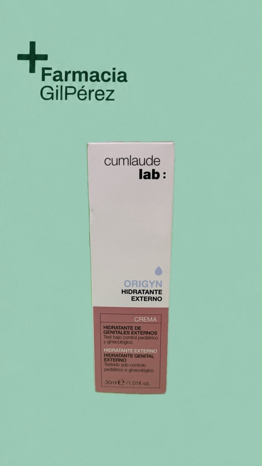 Cumlaude Origyn Hidratante Externo Crema 30ml