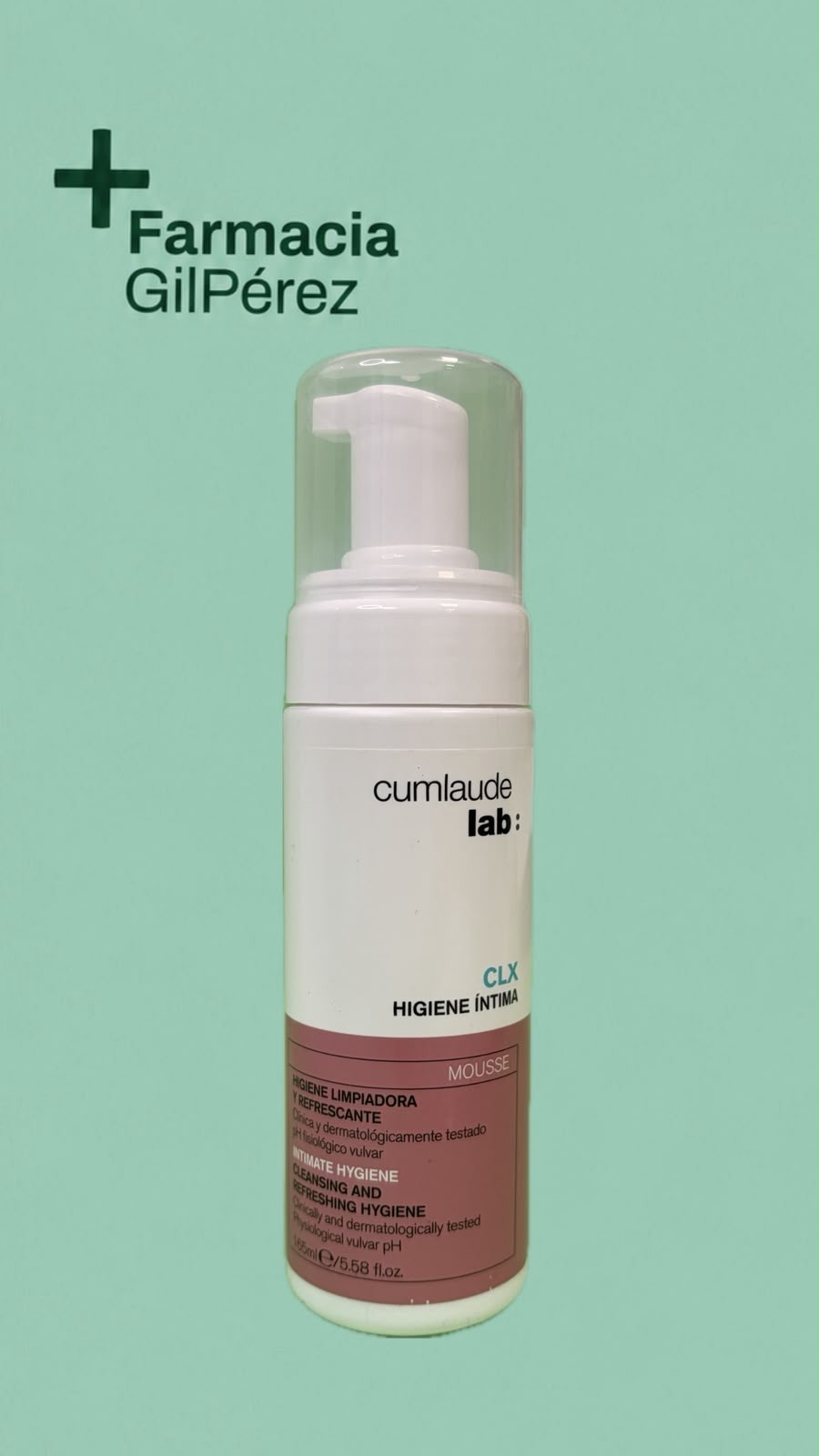 Cumlaude Clx Hig.Inti.Mousse 165ml