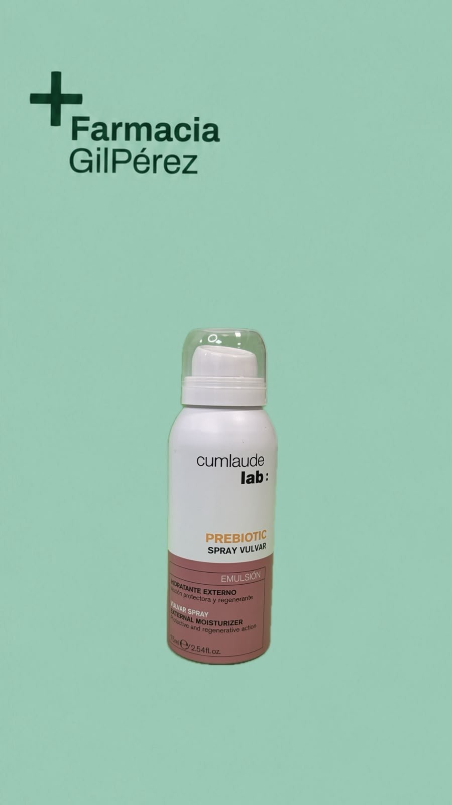 Cumlaude Prebiotic Spray Vulvar 75ml