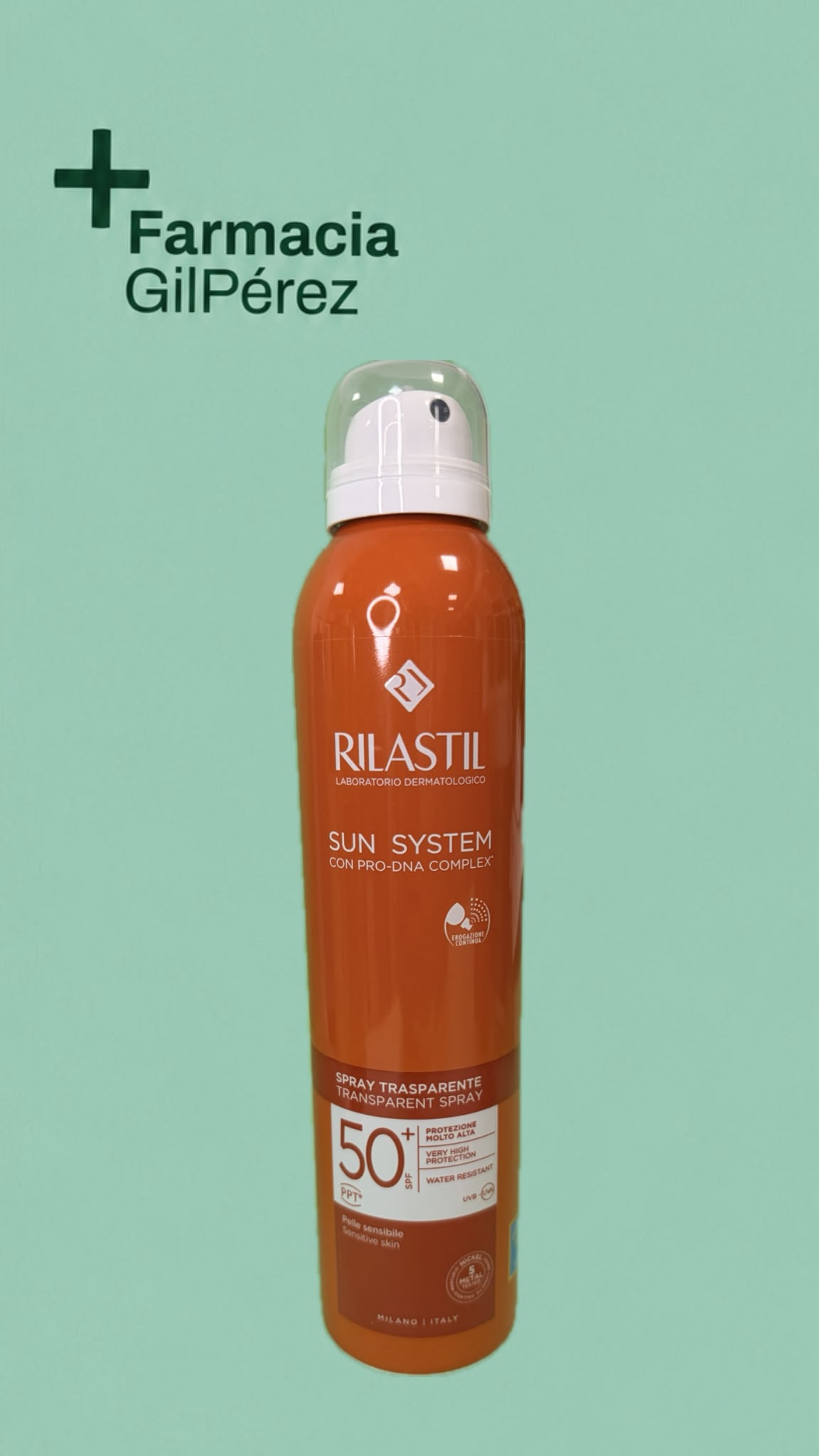 Rilastil Sunlaude Spf 50+ Spray Transparente 200ml