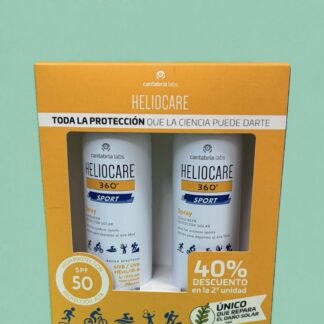 Heliocare 360 Pack Sport Spray SPF 50 2ªud.40% Descuento