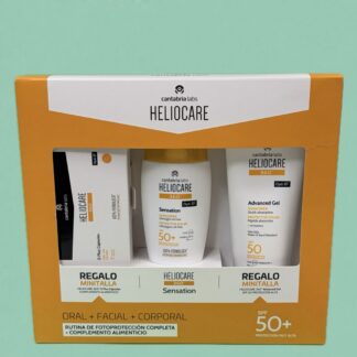 Heliocare 360 Pack Sensation + Regalo D-Plus Caps 7ud + Advanced Gel 100ml