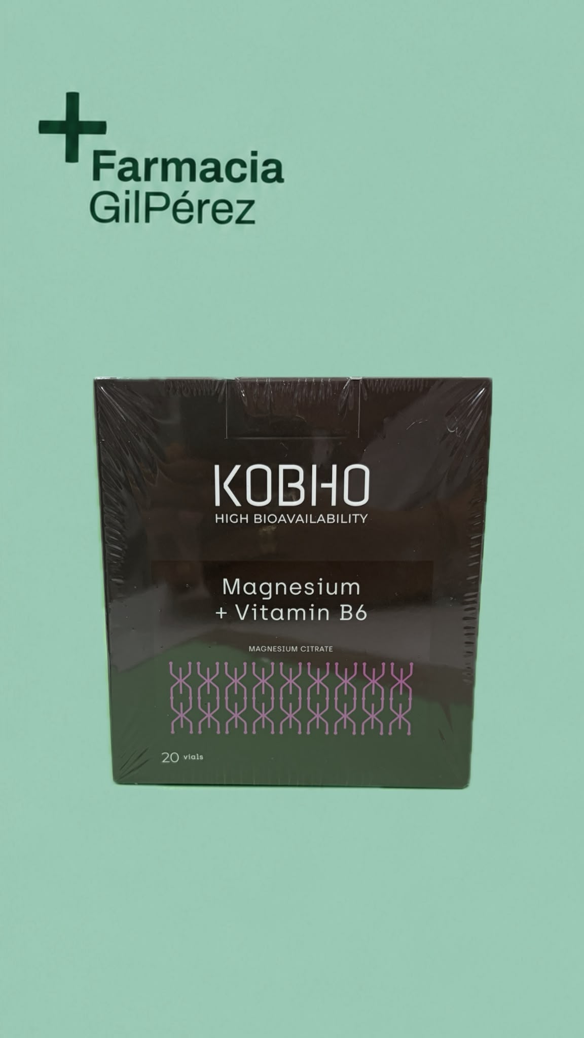 Kobho Magnesio + Vitamina B6 20 Viales