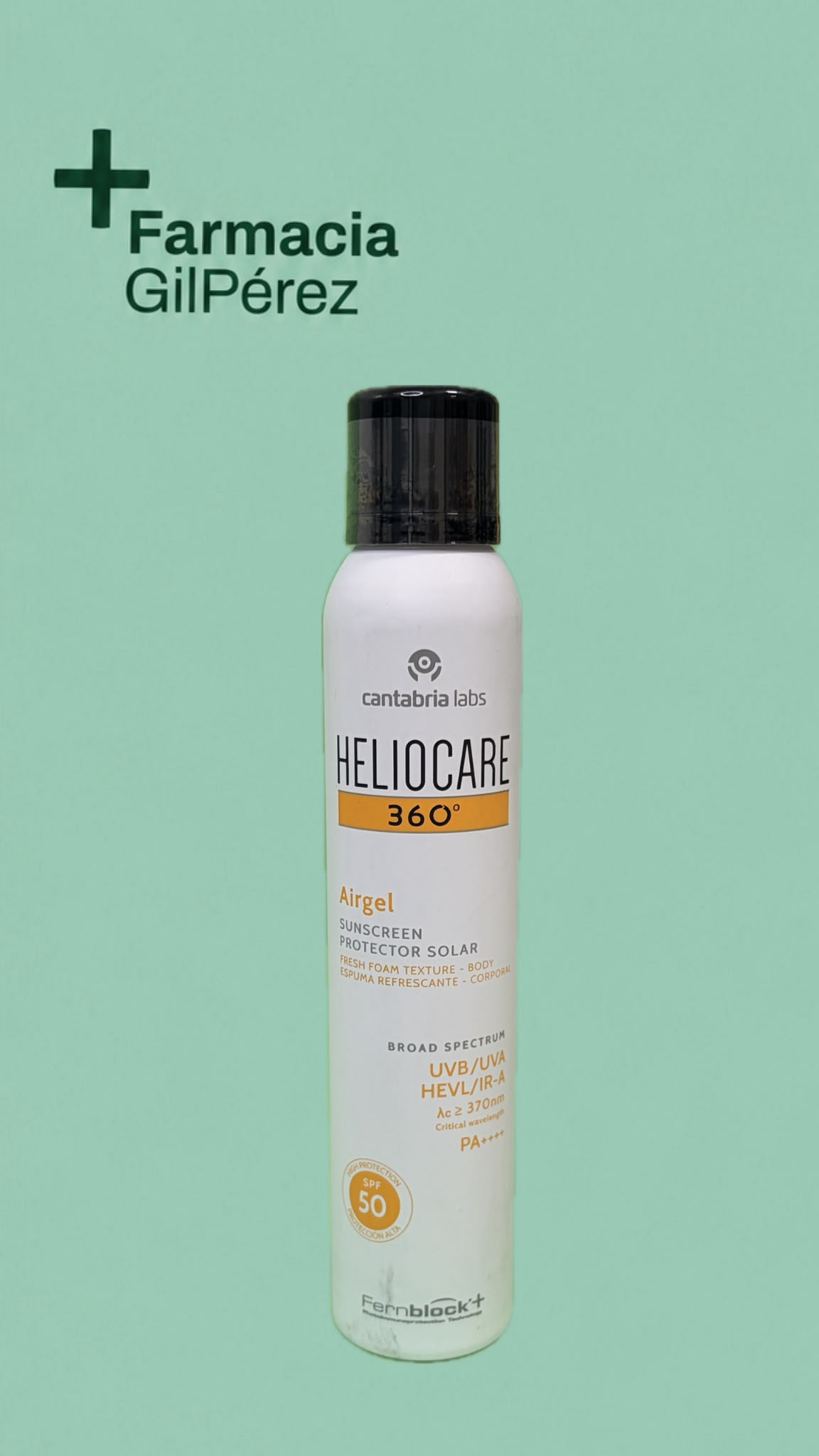Heliocare 360 Airgel Corporal 200ml SPF 50