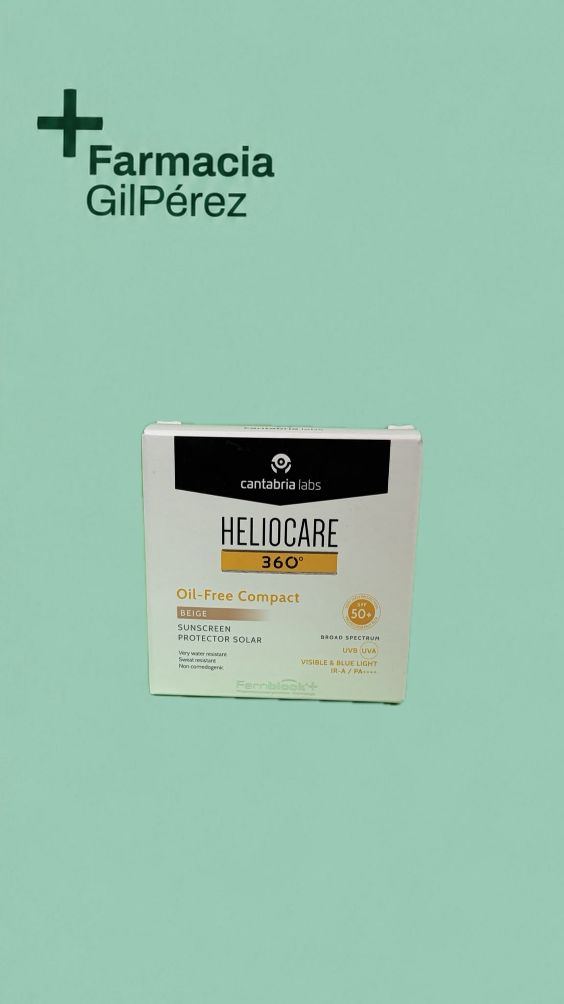 Heliocare 360 Oil-Free Compact Beige SPF 50
