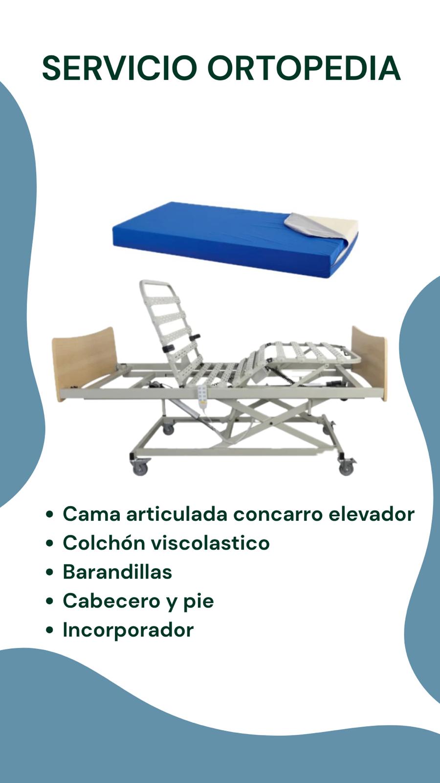 Cama articulada - Servicio Ortopedia