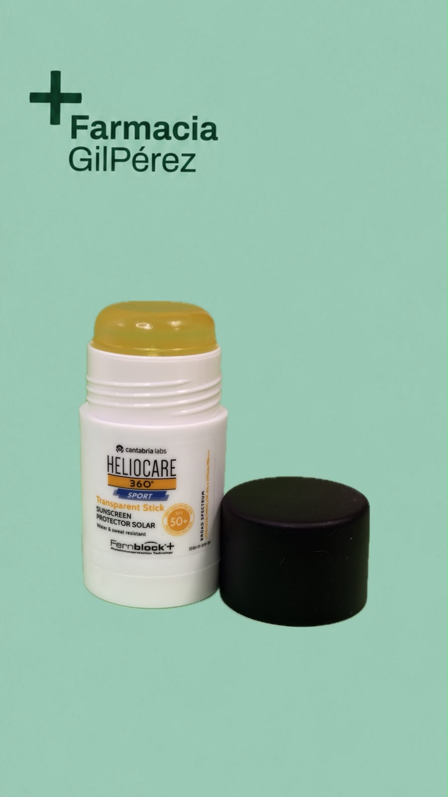 Heliocare 360º Transparent Stick spf50+ 25g
