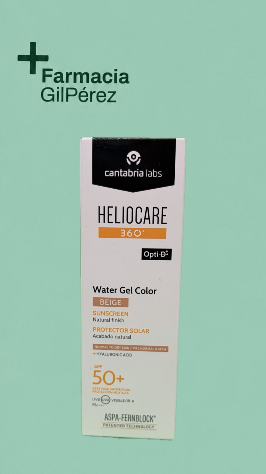 Heliocare 360º Wat.Gel Beig 50