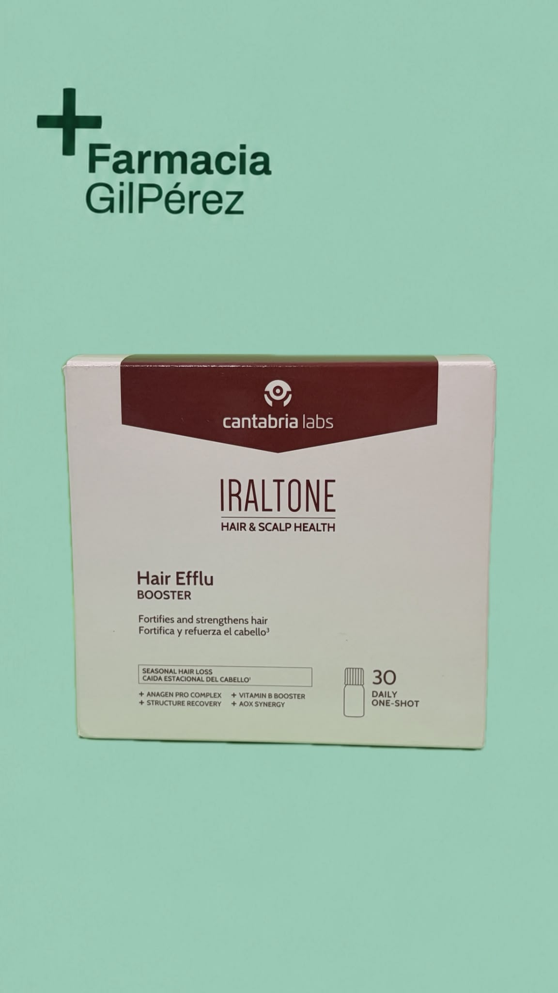 Iraltone Hair Efflu Booste.30V